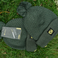 APEarel ThermaPro Waterproof Bobble Hat Green